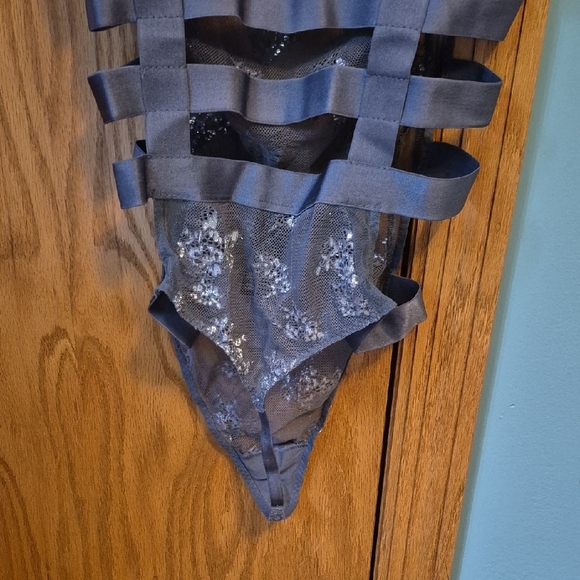 Victoria's Secret Gray Lace Bodysuit - Picture 6 of 6